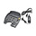 Zebra charging/transmitter cradle, ethernet, 1150 g, incl.: power supply