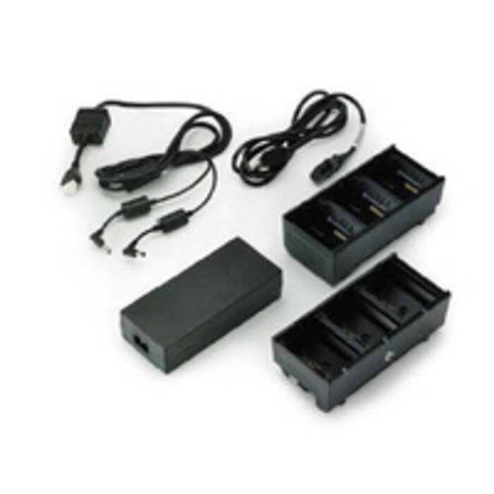 Zebra Zebra dual battery charger, 3 slots, EU, charges up to 6 batteries