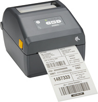 Zebra Zebra ZD421c, cartouche ruban, 12 pts/mm (300 dpi), RTC, EPLII, ZPLII, USB, USB Host, BT, WiFi, gris, Bluetooth