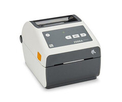 Zebra Zebra ZD421, cartridge, 8 punti /mm (203dpi), RTC, USB, USB Host, BT (BLE), Ethernet, EPLII, ZPLII, Kit (USB), bianco
