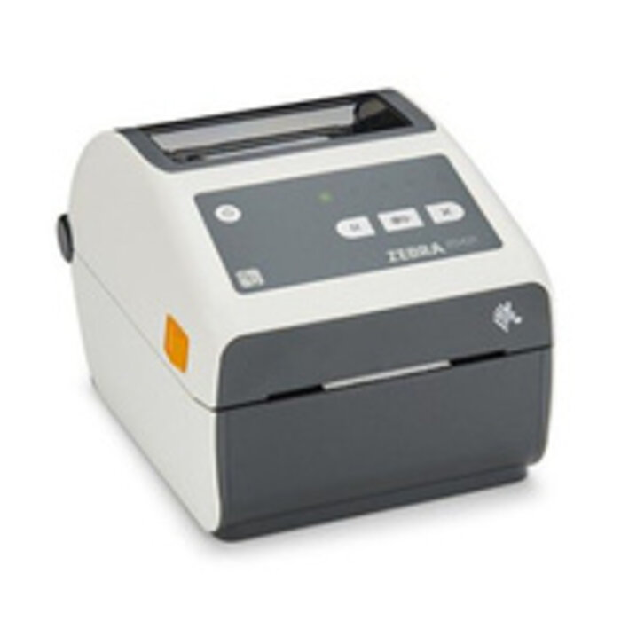 Zebra Zebra ZD421, Farbbandkassette, 8 Punkte/mm (203dpi), RTC, USB, USB-Host, BT (BLE), Ethernet, EPLII, ZPLII, Kit (USB), weiß, 256MB RAM / 512MB Flash