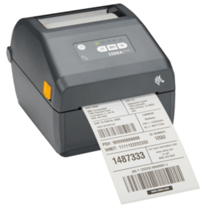 Zebra Zebra ZD421d, 12 punti /mm (300dpi), RTC, USB, USB Host, BT, WLAN, 256MB RAM / 512MB Flash