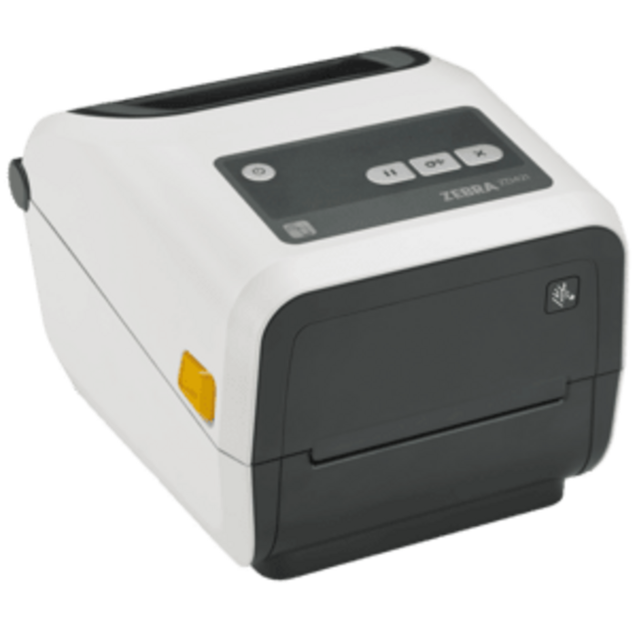 Zebra Zebra ZD421t Healthcare, 12 puntos/mm (300 ppp), RTC, USB, host USB, Bluetooth (BLE), Ethernet, blanco | ZD4AH43-30EE00EZ
