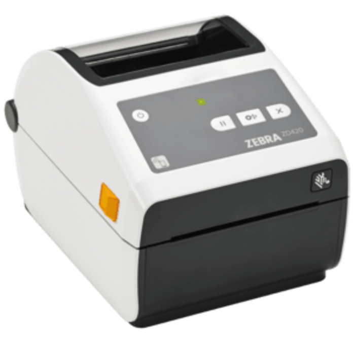 Zebra Zebra ZD420t Healthcare, 8 punti /mm (203dpi), VS, RTC, EPLII, ZPLII, USB, BT, WLAN, bianco, 128MB RAM / 512MB Flash