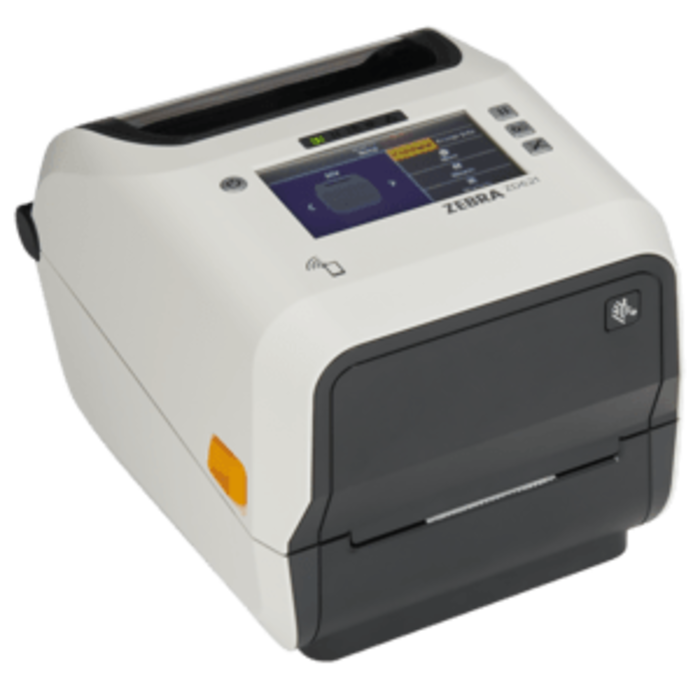 Zebra Zebra ZD621d Healthcare, 8 Punkte/mm (203dpi), Disp. (Farbe), RTC, USB, USB-Host, RS232, BT (BLE), Ethernet, weiß, 256MB RAM / 512MB Flash