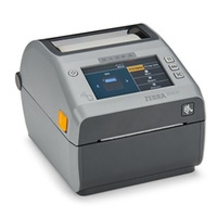 Zebra ZD6A043-D2EF00EZ Zebra ZD621d, 12 punti /mm (300dpi), Cutter, RTC, USB, USB Host, RS232, BT, Ethernet, grigio