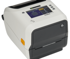 Zebra Zebra ZD621t Healthcare, 12 puntos/mm (300 ppp), pantalla (color), RTC, USB, host USB, RS232, Bluetooth (BLE), Ethernet, blanco | ZD6AH43-30EF00EZ