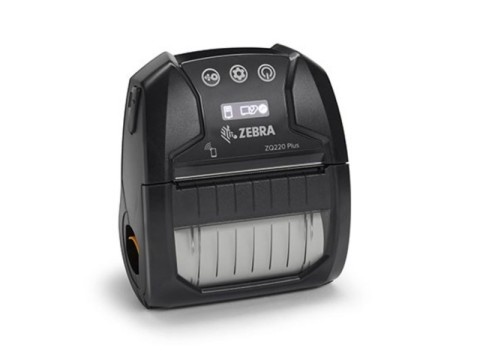 Zebra Zebra ZQ220 Plus, 8 Punkte/mm (203dpi), CPCL, USB, BT, NFC, schwarz, 16MB RAM / 16MB Flash