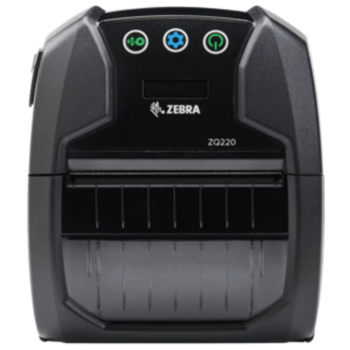 Zebra ZQ22-B16B1KE-00 Zebra ZQ220 Plus, 8 pts/mm (203 dpi), CPCL, USB, BT, NFC, noir