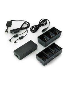 Zebra Zebra dual battery charger, 3 slots, UK | SAC-MPP-6BCHUK1-01