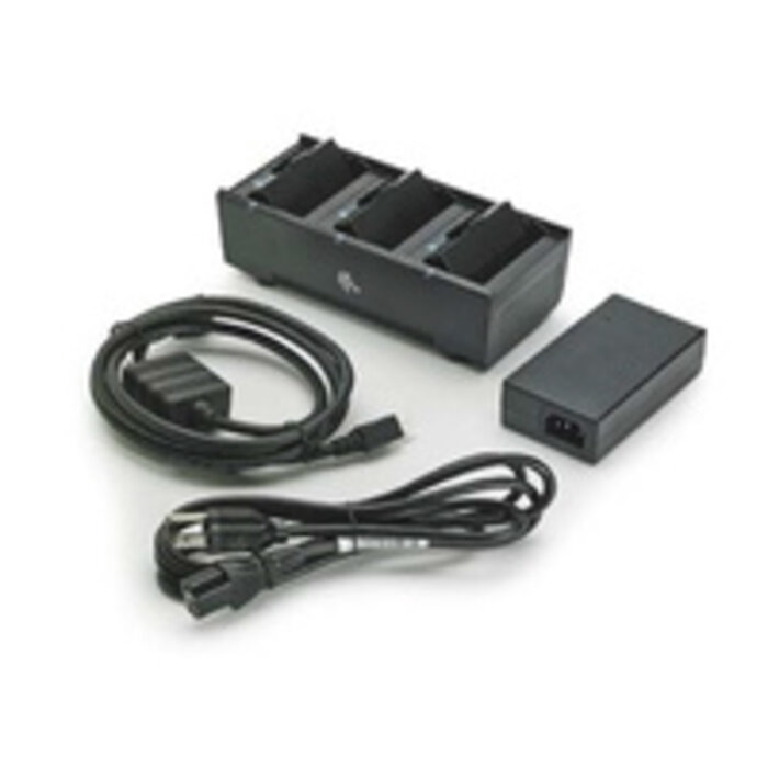 Zebra Zebra battery charging station, 3 slots, 1150 g, incl.: power supply