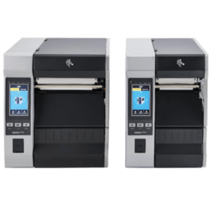 Zebra ZT61042-T2E0100Z Zebra ZT610, 8 pts/mm (203 dpi), décolleur, ré-enrouleur, écran (couleur), RTC, ZPL, ZPLII, USB, RS232, BT, Ethernet