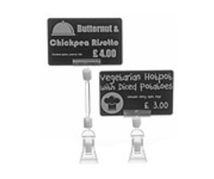 EVOLIS AC000007 Evolis price tag clamps, 4 cm