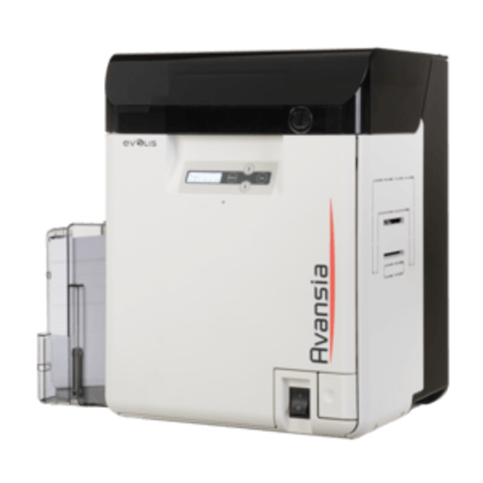 EVOLIS Evolis Avansia, su due lati, 24 punti /mm (600dpi), USB, Ethernet, MSR, Display, stampa bilaterale schede