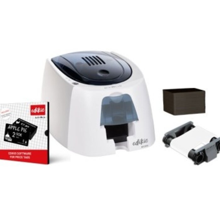 EVOLIS EA2U0000BS-BS001 Evolis Edikio Access - Price Tag Solution, 1 face, 12 pts/mm (300 dpi), USB, en kit (USB)