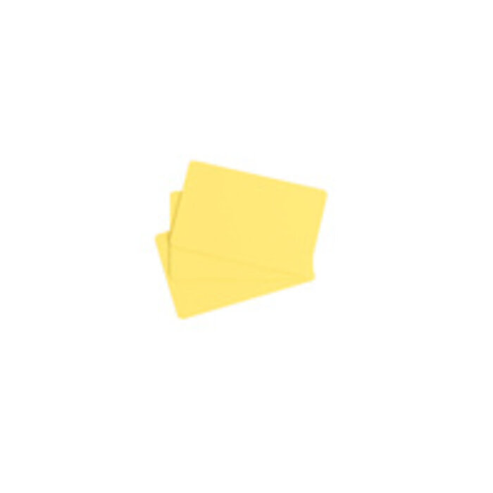 EVOLIS Evolis plastic card, 100 pcs., yellow, PVC