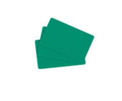 EVOLIS Tarjeta de plástico Evolis, 100 uds., verde | C4401