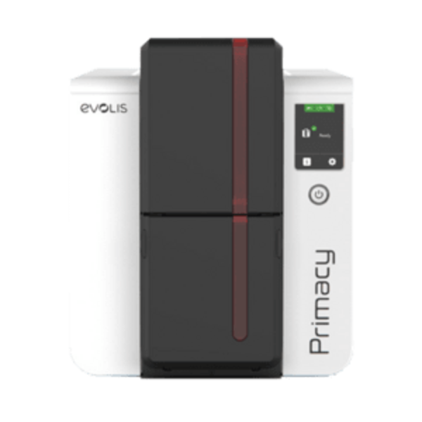 EVOLIS PM2D-GP3-E Evolis Primacy 2 Duplex, Go Pack su due lati, unilaterale, 12 punti /mm (300dpi), USB, Ethernet, rosso