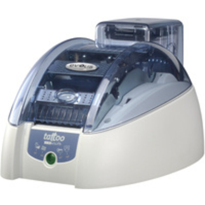 EVOLIS Evolis Tattoo2 RW, 1 face, 12 pts/mm (300 dpi), USB, Ethernet, encodeur magnétique, imprimante de cartes