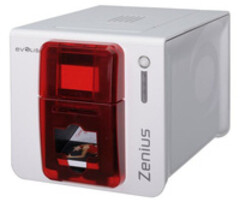 EVOLIS Evolis Zenius Classic, una cara, 12 puntos/mm (300 ppp), USB, rojo | ZN1U0000RS