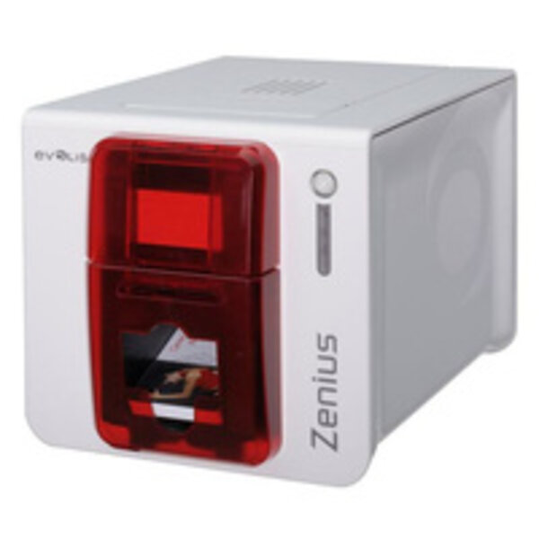 EVOLIS Evolis Zenius Classic, eenzijdig, 12 dots/mm (300 dpi), USB, rood | ZN1U0000RS