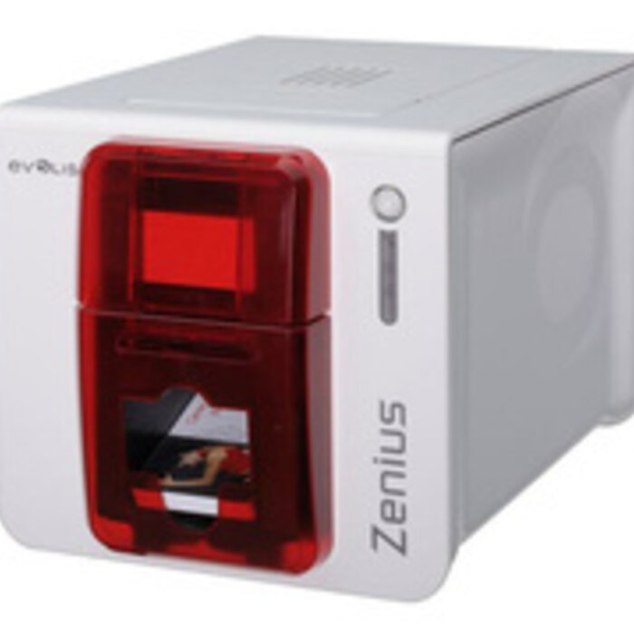 EVOLIS Evolis Zenius Classic, una cara, 12 puntos/mm (300 ppp), USB, rojo | ZN1U0000RS