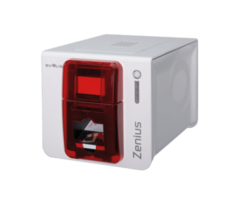 EVOLIS Evolis Zenius Expert, 1 face, 12 pts/mm (300 dpi), USB, Ethernet, sans contact, rouge