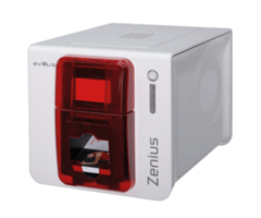 EVOLIS ZN1U-GP1 Evolis Zenius Classic GO PACK, einseitig, 12 Punkte/mm (300dpi), USB, rot