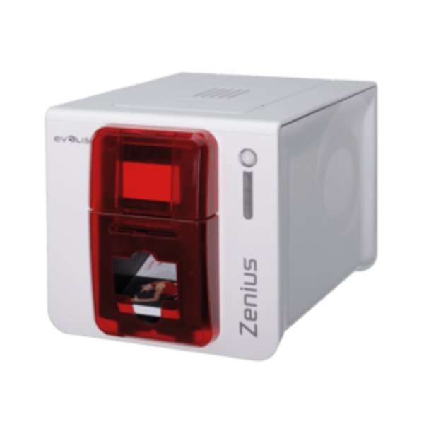 EVOLIS Evolis Zenius Classic GO PACK, single sided, 12 dots/mm (300 dpi), USB, red | ZN1U-GP1