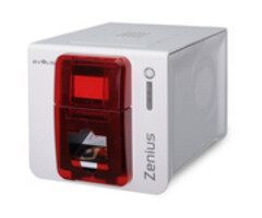 EVOLIS ZN1HB000RS Evolis Zenius Expert, einseitig, 12 Punkte/mm (300dpi), USB, Ethernet, MSR, MKL, rot
