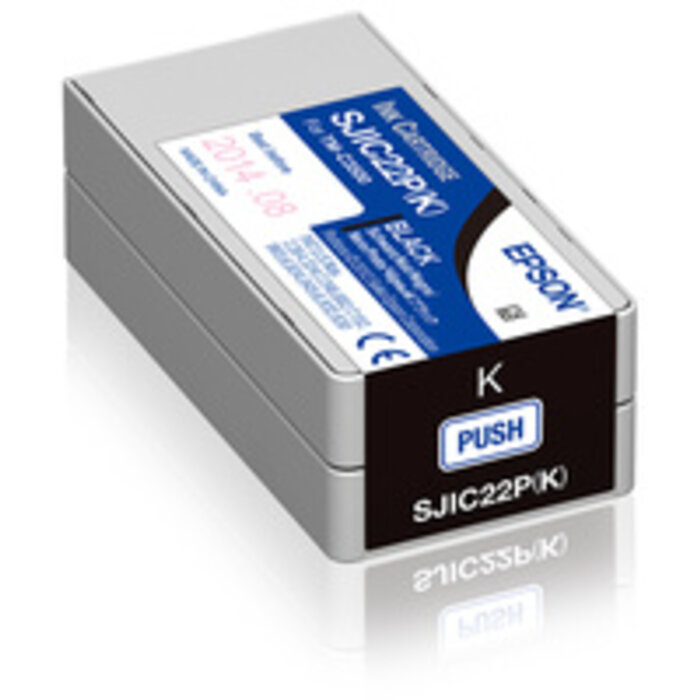 EPSON Cartucho Epson, negro, compatible con la Epson ColorWorks C3500, Cartucho de tinta negra Epson con capacidad de 32