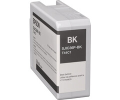 EPSON Cartucho de tinta Epson, negro, Compatible con la serie ColorWorks C6000