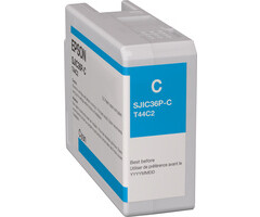 EPSON Epson Ink cartridge, cyan, geschikt voor ColorWorks C6000 Serie
