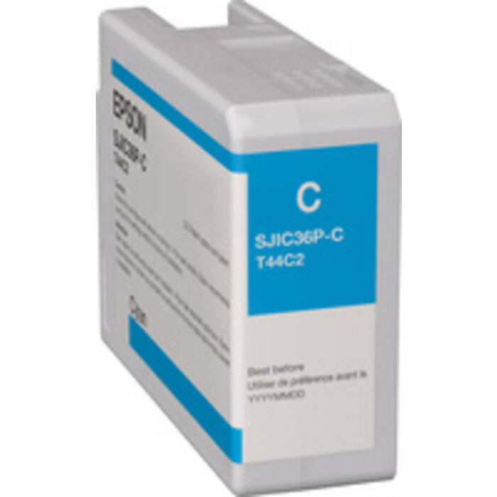 EPSON Cartucho de tinta Epson, cian, apto para ColorWorks C6000 Series, Cartucho de tinta para impresora Epson