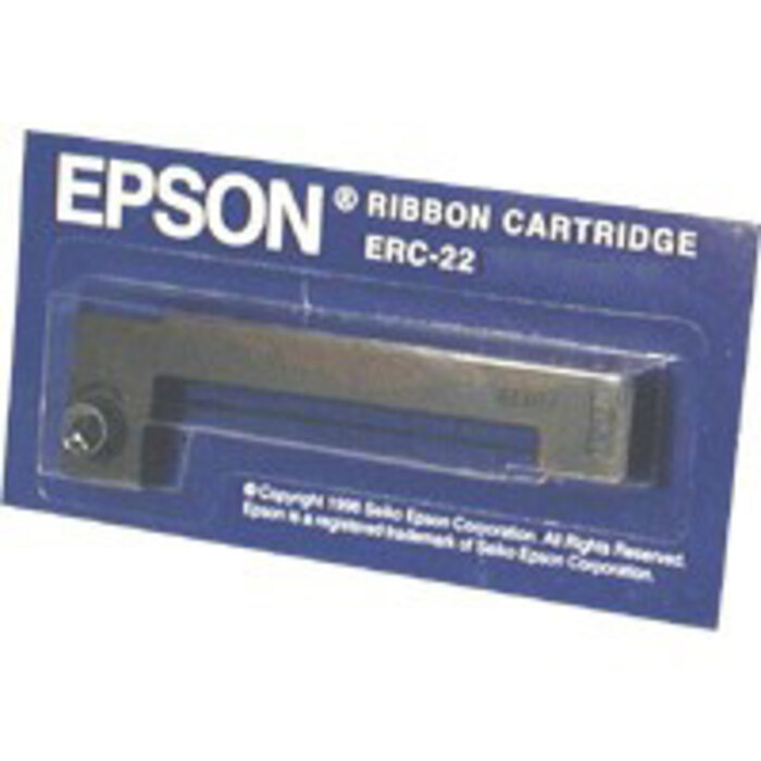 EPSON Epson ERC 22, long Life, kleurenlint, zwart, De Epson ERC 22 is een duurzaam