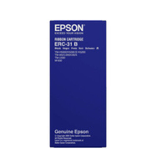 EPSON Cinta de color Epson ERC 31, negra, Es compatible con las siguientes impresoras Epson