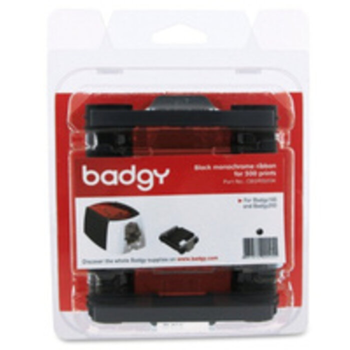 EVOLIS Evolis colour ribbon (monochrome), black, fits for: Badgy200, for up to 500 cards