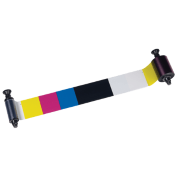 EVOLIS RCT019NAA Evolis colour ribbon (monochrome), wax, black, Blackflex, cire
