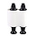 Evolis colour ribbon (monochrome), white, 100 g, fits for: Pebble4