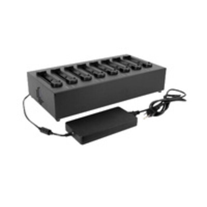 GETAC Getac battery charging station, 8 slots, UK, fits for: F110, incl.: power supply