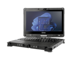 GETAC Getac V110, 29,5 cm (11,6''), Full HD, QWERTZ, GPS, puce, USB, USB-C, BT, WiFi, 4G, SSD, Win. 11 Pro, noir, pass Through