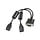Cable de conexión Honeywell, USB-Y, 25 cm, USB-A