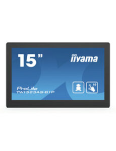 IIYAMA TW1523AS-B1P iiyama ProLite IDS, 39,6 cm (15,6''), capacitif projeté, Full HD, USB, RS232, Ethernet, Android, noir