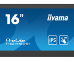 IIYAMA T1624MSC-B1 iiyama ProLite T1624MSC-B1, 39,6 cm (15,6''), capacitif projeté, 10 pts, Full HD, noir