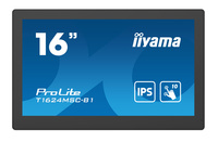 IIYAMA iiyama ProLite T1624MSC-B1, 39,6 cm (15,6''), capacitif projeté, 10 pts, Full HD, noir, USB