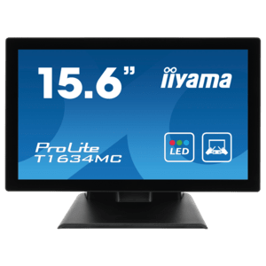 IIYAMA iiyama ProLite T1624MSC-B1, 39,6 cm (15,6''), capacitif projeté, 10 pts, Full HD, noir, USB