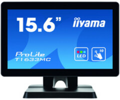 IIYAMA iiyama ProLite T1633MC, 39,6 cm (15,6''), pantalla capacitiva proyectada, 10 TP, negro | T1633MC-B1