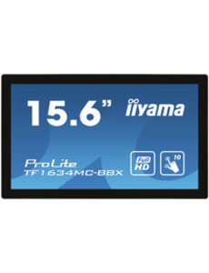 IIYAMA TF1634MC-B8X iiyama ProLite TF1634MC-B8X, 39.6 cm (15,6''), Projected Capacitive, 10 TP, Full HD, black