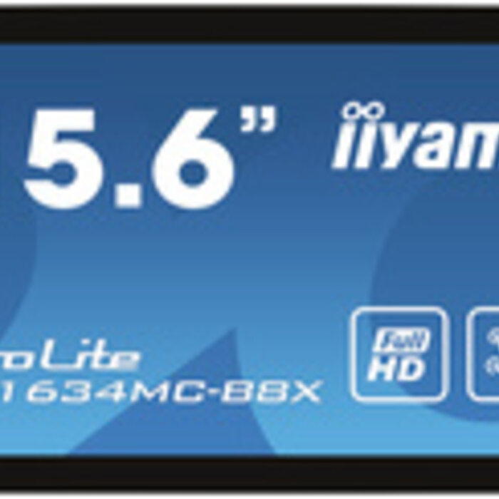 IIYAMA TF1634MC-B8X iiyama ProLite TF1634MC-B8X, 39,6cm (15,6''), Projected Capacitive, 10 TP, Full HD, schwarz