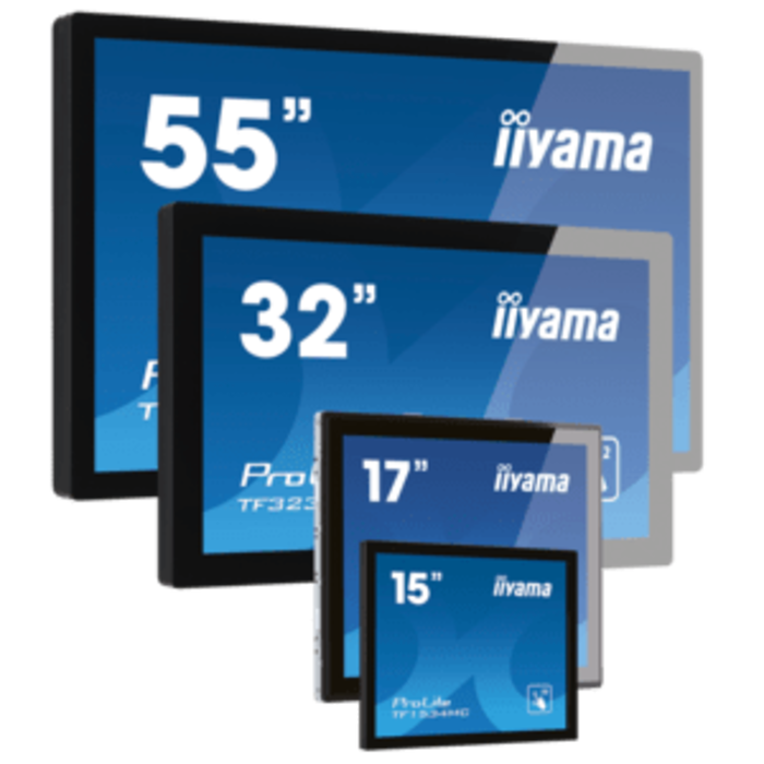IIYAMA iiyama ProLite TF1634MC-B8X, 39,6 cm (15,6''), capacitif projeté, 10 pts, Full HD, noir, IP65